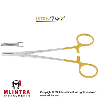 UltraGripX™ TC DeBakey Needle Holder Stainless Steel, 31 cm - 12 1/4"